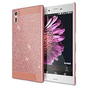 Sony Xperia XZ Hard-Case by NICA Sparkly Mobile Phone Back-Cover Ultra-Thin Skin Protector Sparkl