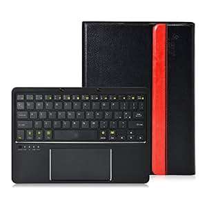 LEICKE Sharon Samsung Galaxy Tab A 9.7 Keyboard Case, Sharon Bluetooth Portfolio Cover with Wireles