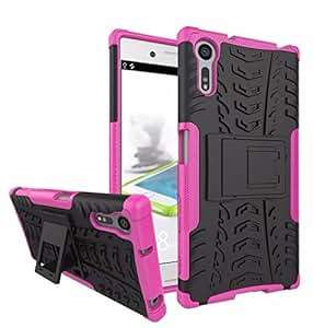 Sony Xperia XZ Case - easyDigital - Pink Sony Xperia XZ Heavy Duty Strong Hard Protective Case Cov