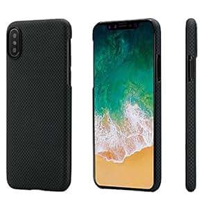pitaka iPhone X Case Magcase Aramid Fiber Real Body Armor Material Phone Cover Ultra Thin 0.65mm Sup