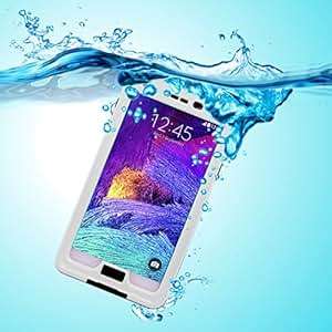 Samsung Galaxy Note 4 Waterproof Case, iThroughTM Galaxy Note 4 Waterproof Case, Dust Proof, Snow P