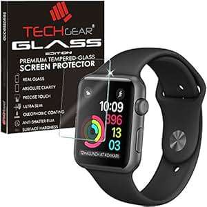 Apple Watch Screen Protector TECHGEAR Apple Watch Series 3 38mm GLASS Edition Genuine Tempered Glass