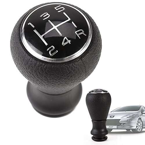 Semoss 5 Speed Universal Gear Shift Knob for Peugeot 106 206 306 406 107 207 307 407 807 607,Fiat Sc