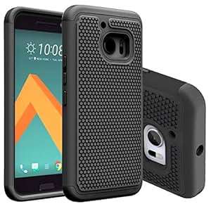 HTC 10 Case, Pasonomi [Slim Fit] [Shock Absorption] Armor Hybrid Dual Layer Defender Protective Ca