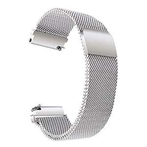 TRUMiRR 18mm Milanese Loop Watch BMagnetic Lock Strap Huawei Watch Withings Activite/Steel/P