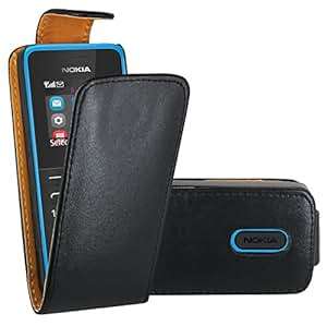 Nokia 105 Case FoneExpert Premium Leather Flip Book Case Cover Nokia 105/Nokia 105 Dual Sim