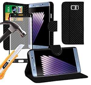 Samsung Galaxy S7 Edge case Wallet StandFlip Leather Case Skin Cover With Full Screen Coverage 3D C