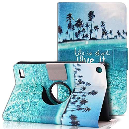 Kindle Fire 7 Case Kindle Fire 7 Cover Genuine PU Leather Flip Case Cover for Am