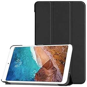 IVSO Xiaomi Mi Pad 4 Cover Case Slim StSmart PU Cover Case Xiaomi Mi Pad 4 7.9 2018 (Black)