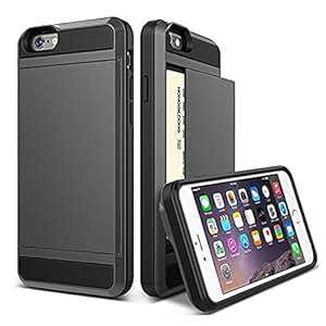 iPhone 6 Case, iPhone 6S Case, TabPow [Wallet Case] Slim Lightweight Shockproof Case Cover [Card Ho