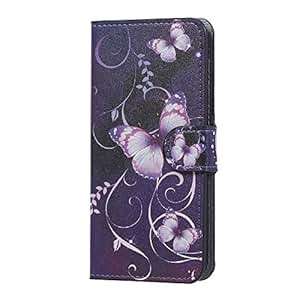 Y6 II Mini Case,LUSHENG Flip PU Leather Wallet Card Slot Stand Case Cover For Huawei Y5 II Compact