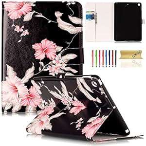 New iPad 9.7-2017/2018 Case Dteck PU Leather Art Print Design Wallet Folio Stand Shockproof Kids Cas