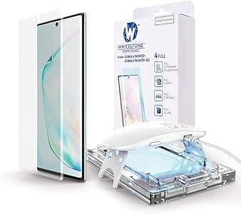 Galaxy Note 10 Plus Screen Protector Dome Glass Full 3D Curved Edge Tempered G (One Pack)(One Pack)