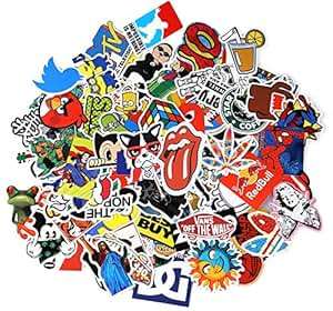 Sticker Pack 100-Pcs Neuleben Sticker Decals Vinyls for Laptop Kids Cars Motorcycle Bicy (sticker-1)