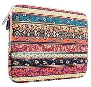 Plemo 11-11.6 Bohemian Style Laptop Sleeve Case Bag for 11.6-MacBoo (11-11.6ines)(Mystic Forest)