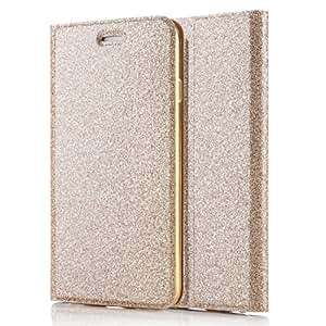 For Samsung Galaxy S7 CaseLuxury Magnetic Bling Glitter PU Leather Flip Case Wallet Plating Back P