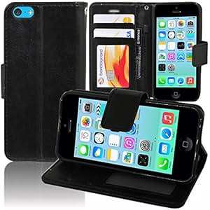 Cover Case with Video Stand Book Wallet PU Leather Flip Case for Apple iPhone 5 ¿¿C