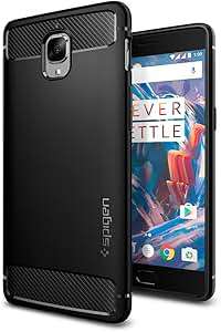 Spigen OnePlus 3/OnePlus 3T Case Rugged Armor Original Patent Carbon Fiber Design OnePlus 3 3T Cover