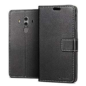 Huawei Mate 10 Pro Case RIFFUE Soft Flexible PU Leather Case Flip Wallet Cover Shock Absorbing Prote
