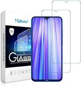 TQmate 2Pack Screen Protector Redmi Note 8 Tempered Glass Film Compatible Xiaomi Redmi Not