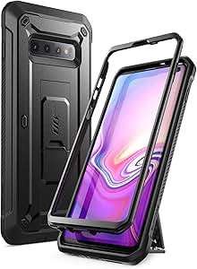 SupCase Unicorn Beetle Pro Series Designed Samsung Galaxy S10 Case 2019 Release Full-Bod (Black)