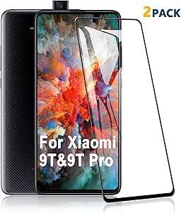 SCL Xiaomi Mi 9T Screen Protector Xiaomi 9T/9T Pro 3D Curved Ful (04-Xiaomi 9T)(04-Mi 9T-Black)
