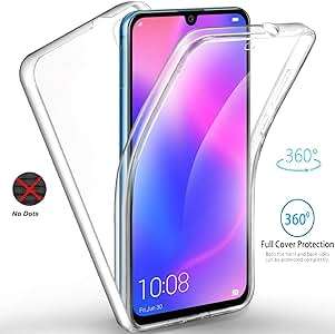 AMPLE Huawei P30 Pro Case Huawei P30 Pro P30 PRO 6.5 Case Shockproof Front Back Clear Gel Case.