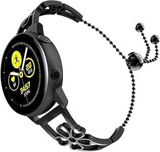 TiMOVO BCompatible Galaxy Watch Active/Active 2/Galaxy Watch 42/Gear S2 Classic Pre (Black)