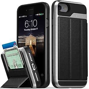 iPhone 8 Wallet Case iPhone 7 Wallet Case Vena vCommute Military Grade Drop (iPhone 8/7 Space Gray)