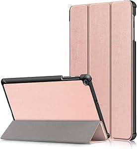 Surom Case Samsung Galaxy Tab A 10.1 2019 Model SM-T510/T515 Ultra Slim Lightweight (Rose Gold)