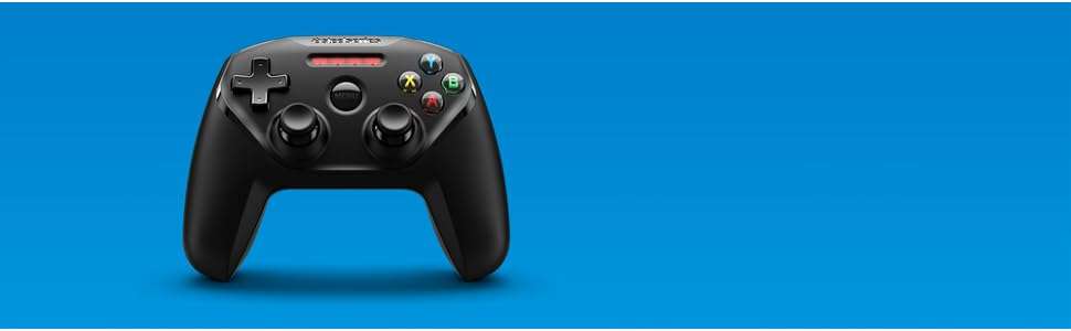 SteelSeries Nimbus Bluetooth Mobile Gaming Controller - IPhone, iPad, Apple TV - 40+ Hour Battery