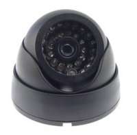 Dummy CCTV Dome Camera - Black