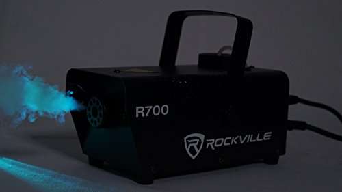 Rockville R700 Fog/Smoke Machine w/ Remote Quick Heatup, Thick Fog!