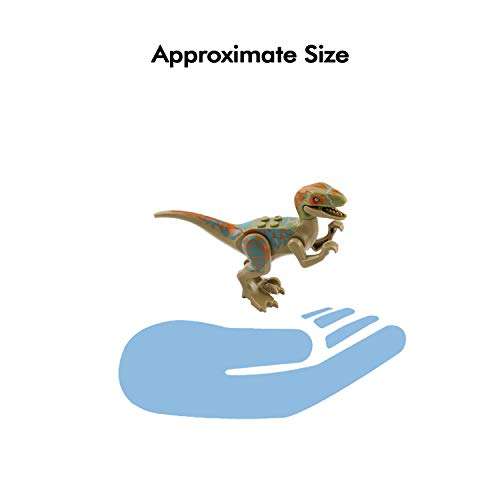 10 Pcs Dinosaur Building Blocks Action Figures Toy Set - Chimpy - Dino Stackable Figures Lot, for B