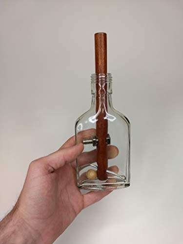 Glass Bottle Puzzle True Genius Brain teasers Adult Puzzle...