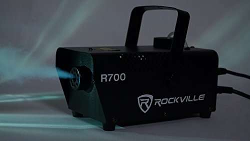 Rockville R700 Fog/Smoke Machine w/ Remote Quick Heatup, Thick Fog!