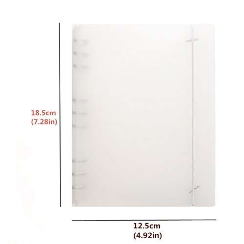 TTKBHHQ 24 Pieces 6 Hole Bullet Journal Supplies Plastic Planner Stencils Journal/Notebook/Diary/Sc