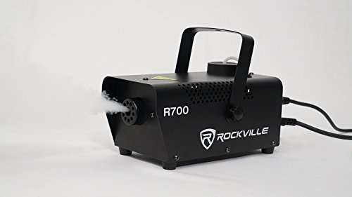 Rockville R700 Fog/Smoke Machine w/ Remote Quick Heatup, Thick Fog!