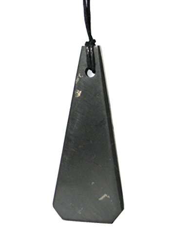 Karelia Shungite Pendant. EMF Protection Stone. Genuine Shungite and Highest Quality Guarantee.