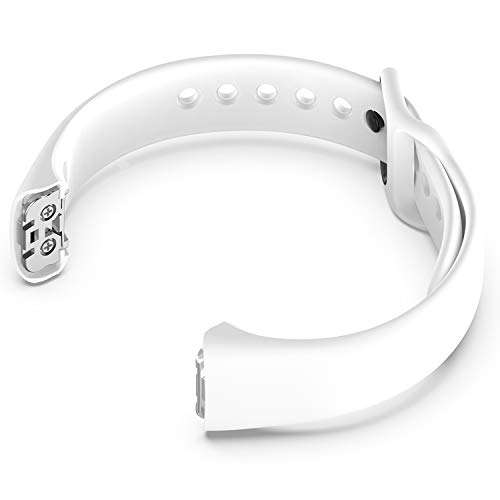 Fit for Samsung Galaxy Fit SM-R370 Bands, Adjustable Soft Silicone Replacement Watch Band Straps ...