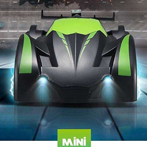 Remote Control Wall Climbing Car 360 Degree Rotating Stunt Toys Anti Gravity RC Car LED Lights Racin