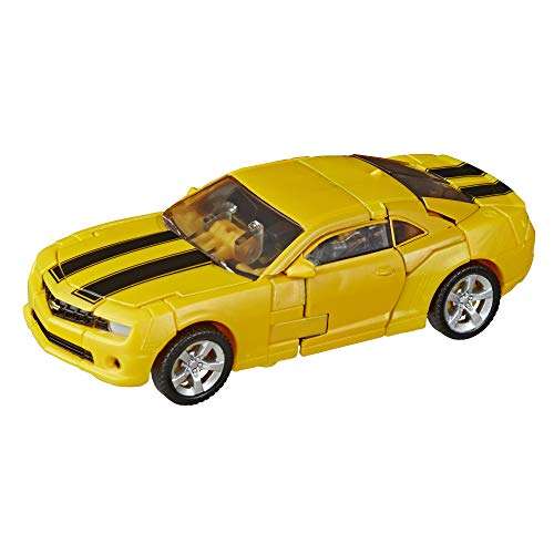 Transformers Toys Studio Series 49 Deluxe Class Movie 1 Bumblebee Action Figure - Kids Ages 8 & U...