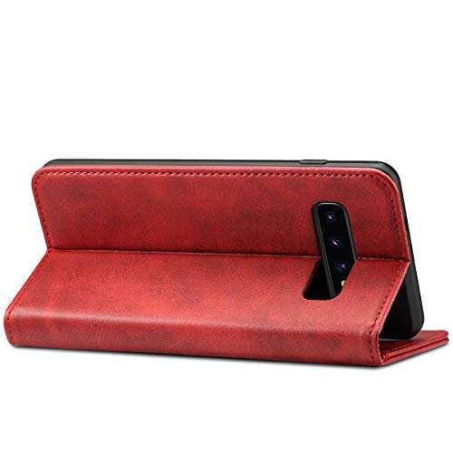 Leather Wallet Case for Samsung Galaxy S10e Potective Phone Kickstand Flip Cover with Card Ho..