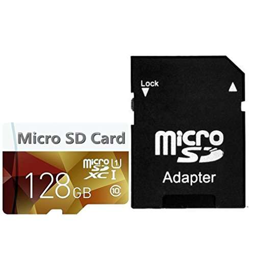 128GB sd Card microSDXC 90MB/s MicroSD Select Memory Card with Adapter