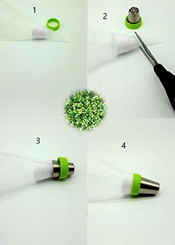 New 27pcs Russian Piping Tips Set Stainless Steel Icing Nozzles 10 Disposable Bags Cake Decorating