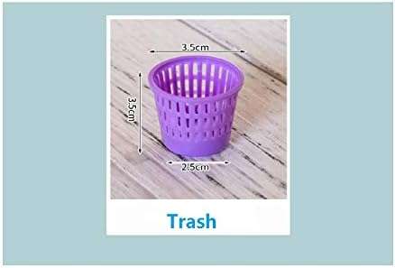 Leisial9 pack Kids Toy Cleaning Set House Toy Mop Broom Brush and Dustpan Pretend Play Toy Kit For