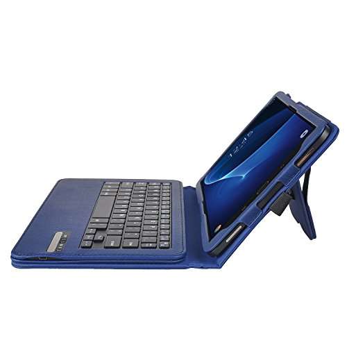 IVSO Samsung Galaxy Tab E 9.6 Keyboard case Ultra-Thin Wireless Keyboard Portfolio Case - DETACHABL