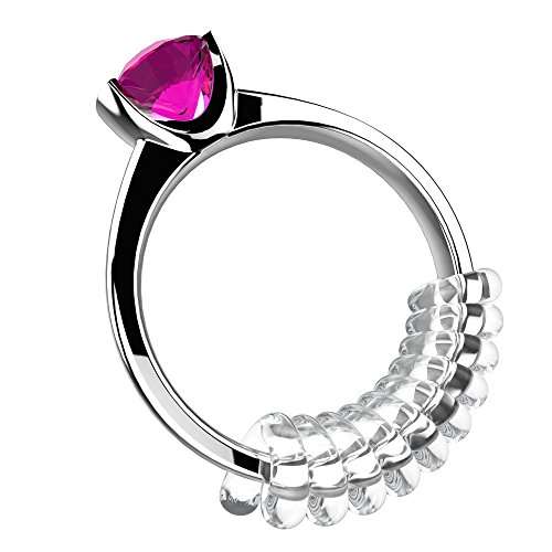 Ring Size Adjuster for Loose Rings, Set of 12 Ring Sizer - Perfect Guard Tool