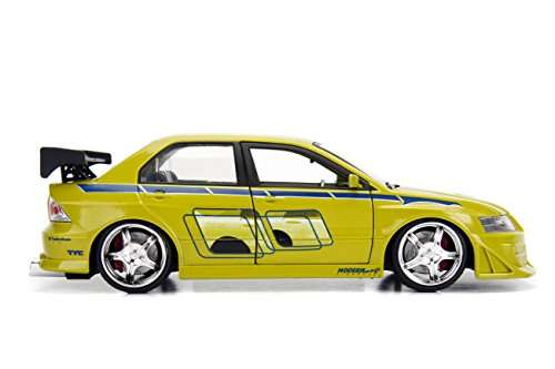 Jada Toys Fast & Furious Brian's Mitsubishi Lancer Evolution VII Metals Die-Cast Collectible Toy Mo