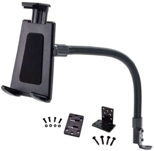 Arkon Tablet Seat Rail or Floor Car or Truck Mount with Gooseneck for iPad Pro iPad Air iPad 2 Reta